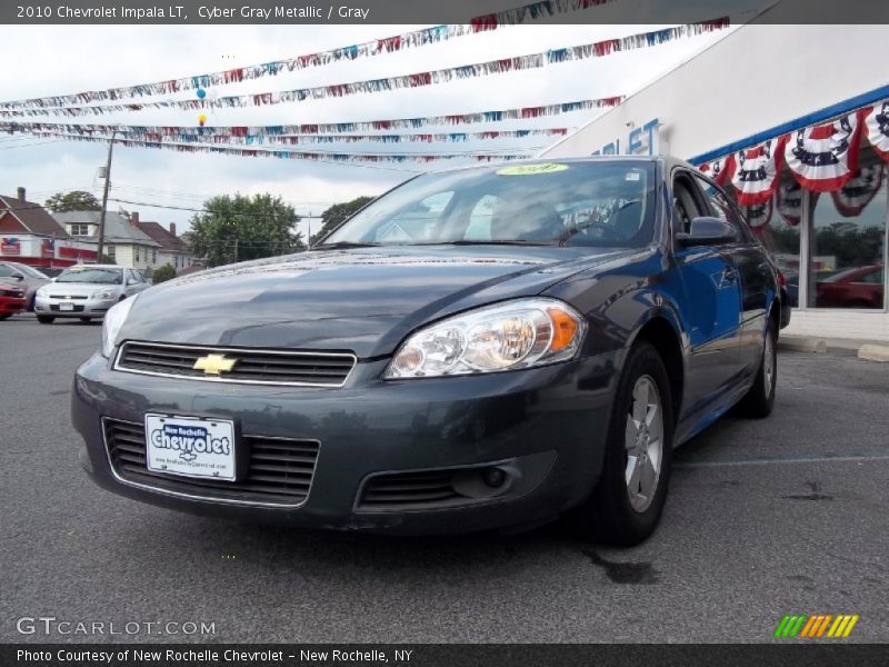 Cyber Gray Metallic / Gray 2010 Chevrolet Impala LT