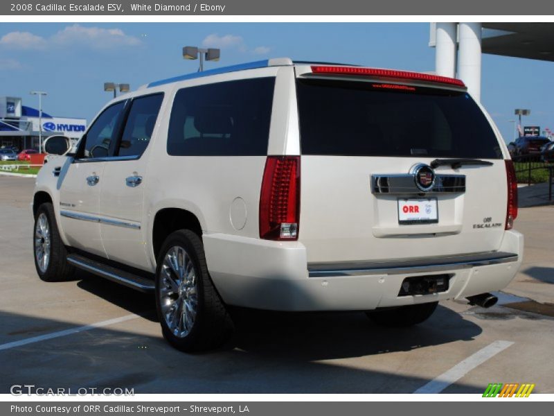 White Diamond / Ebony 2008 Cadillac Escalade ESV