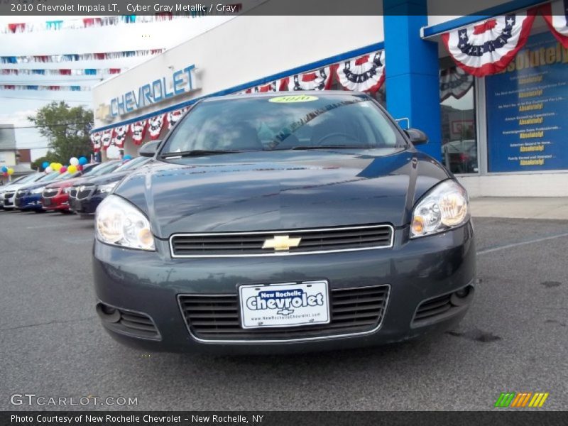 Cyber Gray Metallic / Gray 2010 Chevrolet Impala LT