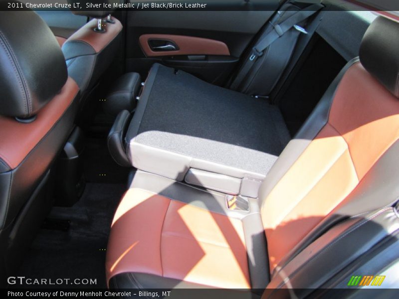 Silver Ice Metallic / Jet Black/Brick Leather 2011 Chevrolet Cruze LT