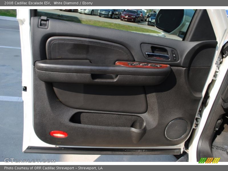 White Diamond / Ebony 2008 Cadillac Escalade ESV