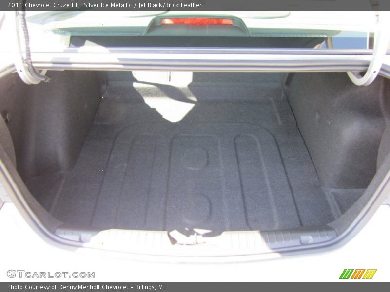 Silver Ice Metallic / Jet Black/Brick Leather 2011 Chevrolet Cruze LT