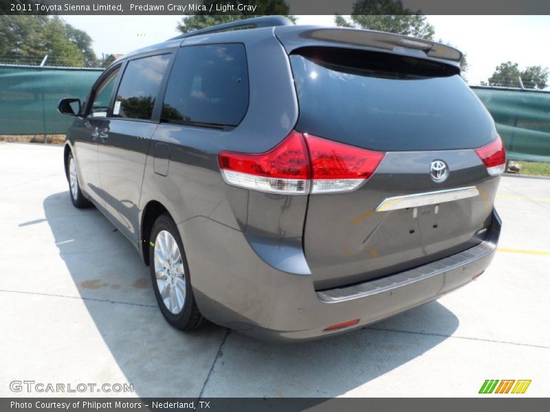 Predawn Gray Mica / Light Gray 2011 Toyota Sienna Limited