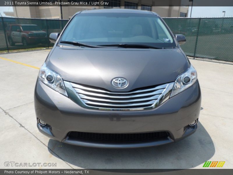 Predawn Gray Mica / Light Gray 2011 Toyota Sienna Limited