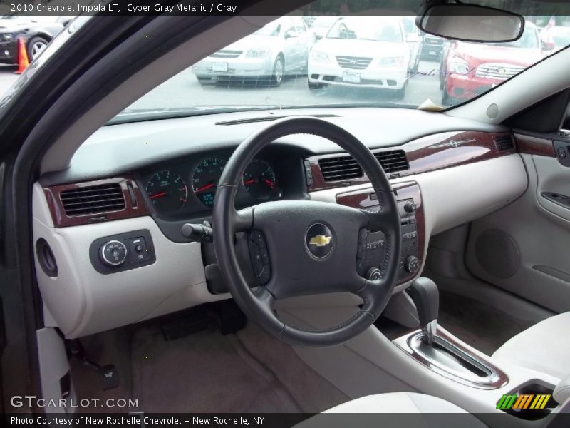 Cyber Gray Metallic / Gray 2010 Chevrolet Impala LT