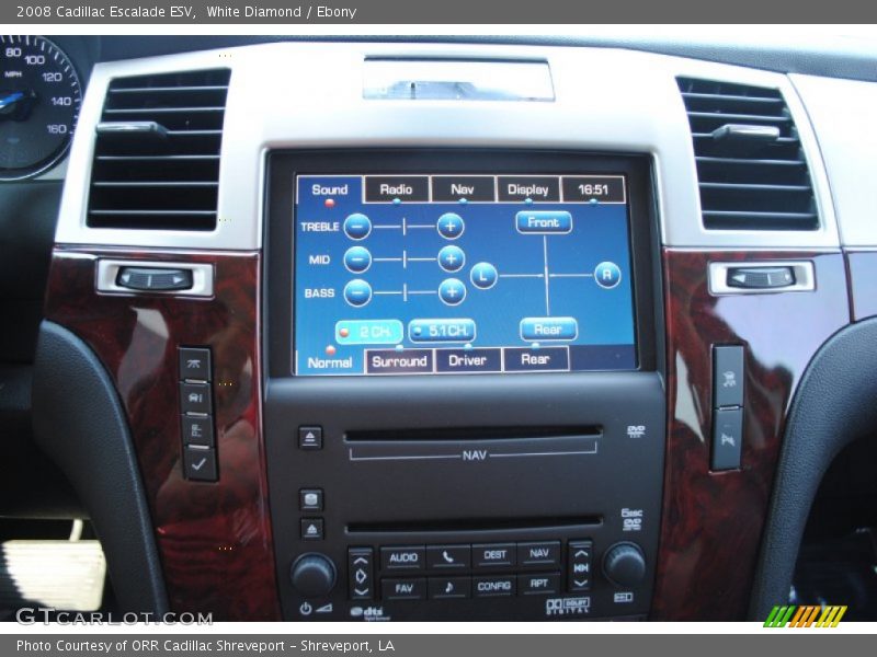 White Diamond / Ebony 2008 Cadillac Escalade ESV