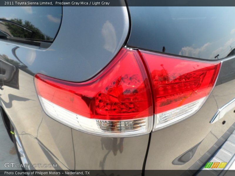 Predawn Gray Mica / Light Gray 2011 Toyota Sienna Limited