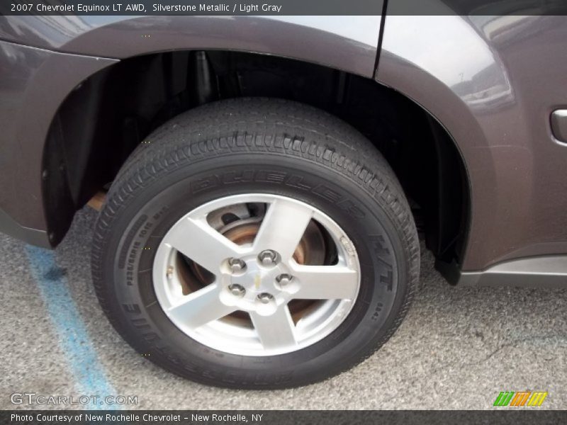 Silverstone Metallic / Light Gray 2007 Chevrolet Equinox LT AWD