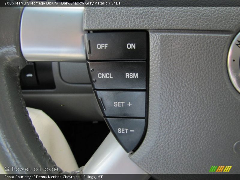 Controls of 2006 Montego Luxury