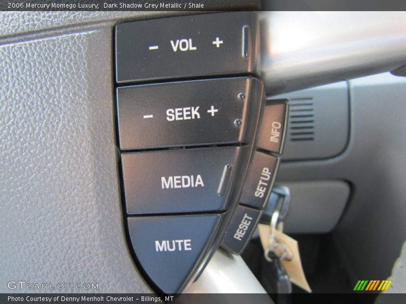 Controls of 2006 Montego Luxury