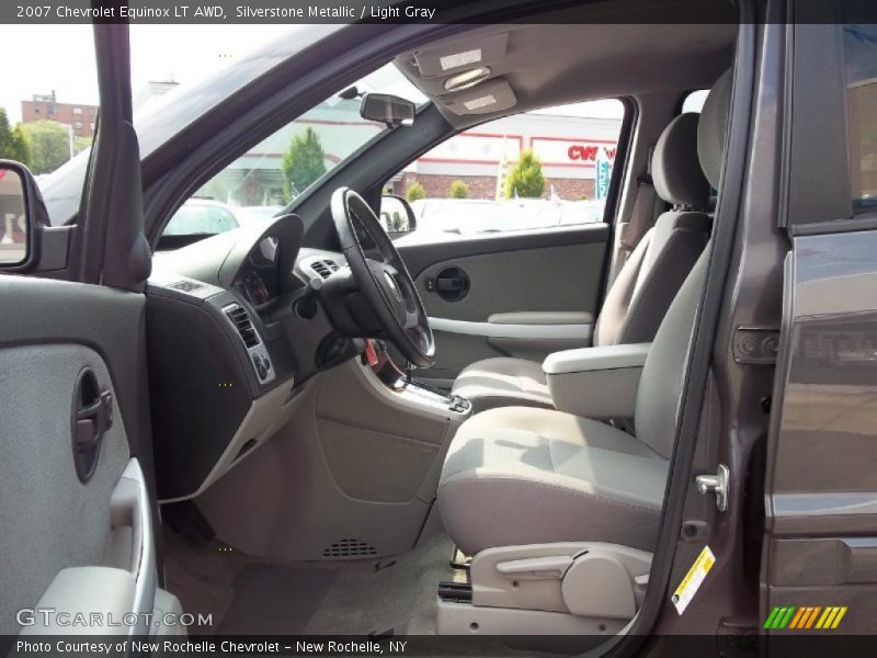 Silverstone Metallic / Light Gray 2007 Chevrolet Equinox LT AWD