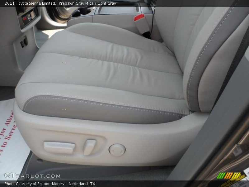 Predawn Gray Mica / Light Gray 2011 Toyota Sienna Limited