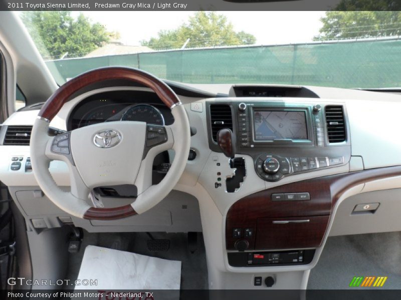 Predawn Gray Mica / Light Gray 2011 Toyota Sienna Limited