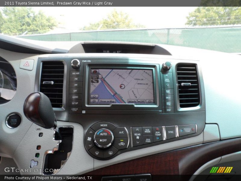 Predawn Gray Mica / Light Gray 2011 Toyota Sienna Limited