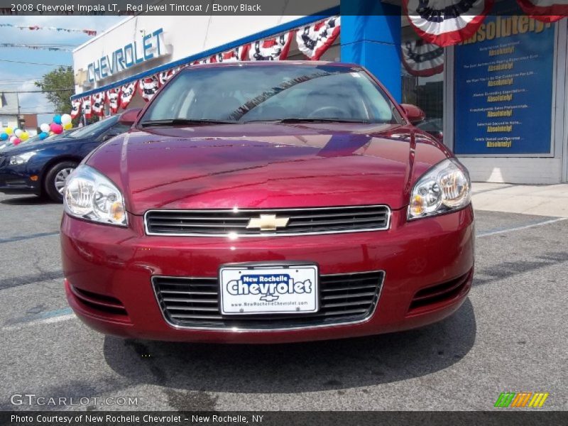 Red Jewel Tintcoat / Ebony Black 2008 Chevrolet Impala LT