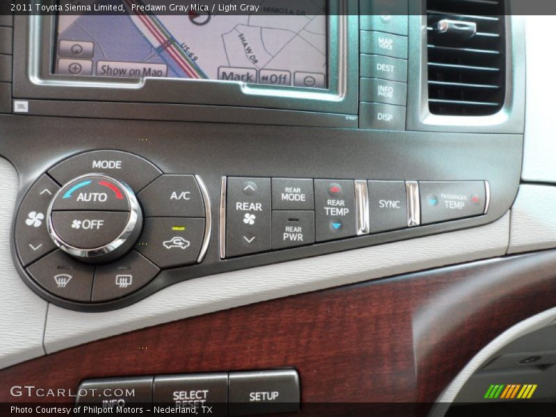Predawn Gray Mica / Light Gray 2011 Toyota Sienna Limited