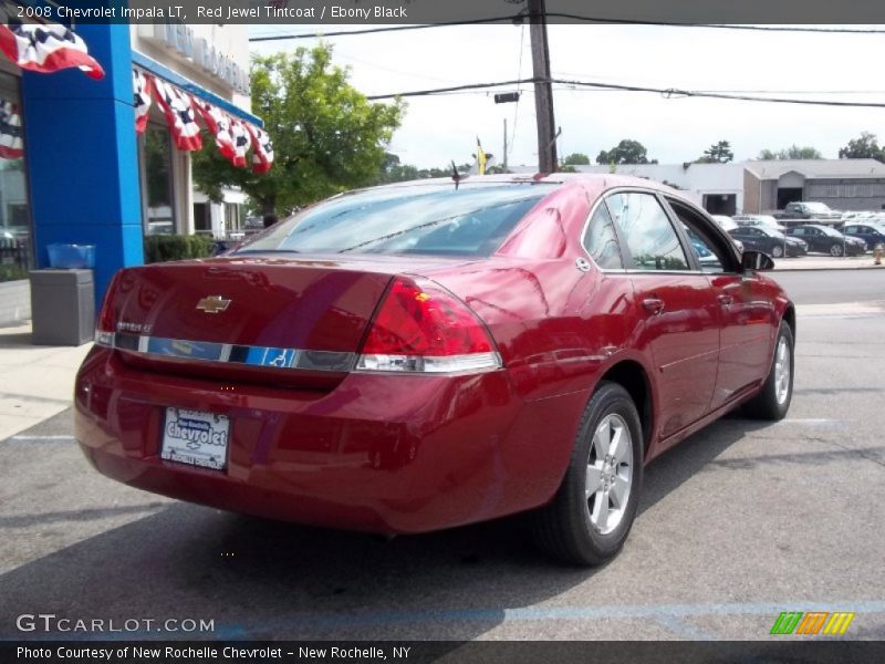 Red Jewel Tintcoat / Ebony Black 2008 Chevrolet Impala LT