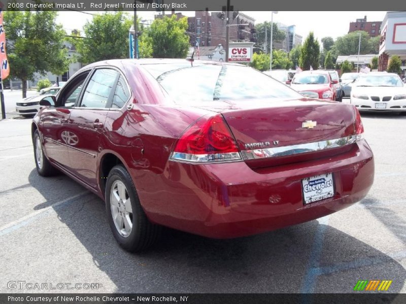 Red Jewel Tintcoat / Ebony Black 2008 Chevrolet Impala LT
