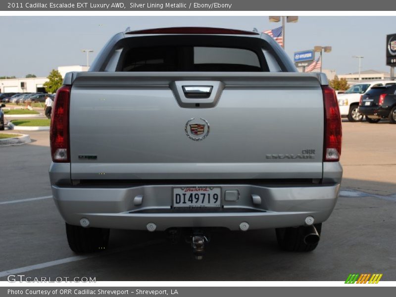 Silver Lining Metallic / Ebony/Ebony 2011 Cadillac Escalade EXT Luxury AWD