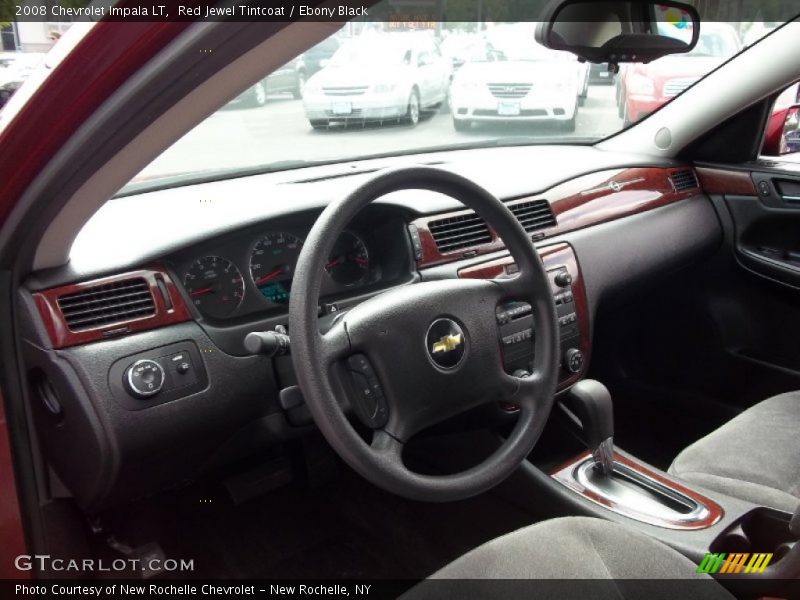 Red Jewel Tintcoat / Ebony Black 2008 Chevrolet Impala LT