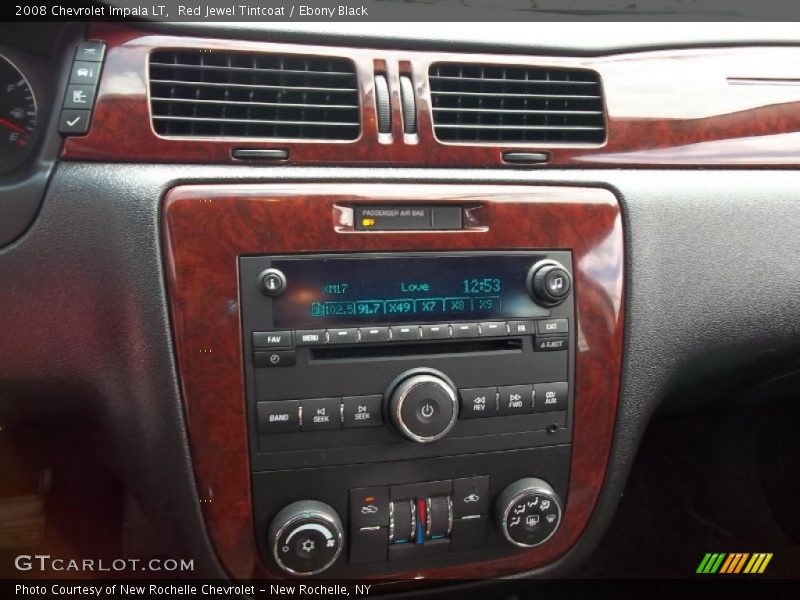 Red Jewel Tintcoat / Ebony Black 2008 Chevrolet Impala LT