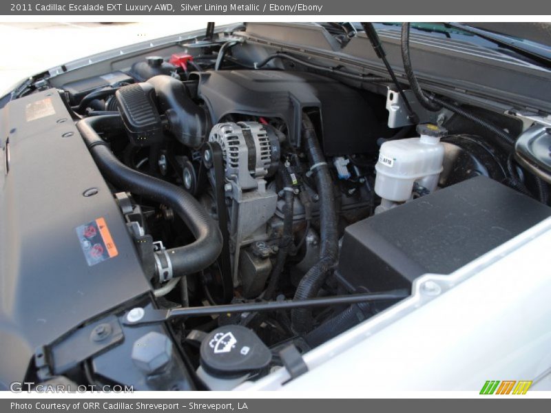  2011 Escalade EXT Luxury AWD Engine - 6.2 Liter OHV 16-Valve VVT Flex-Fuel V8