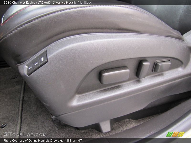 Silver Ice Metallic / Jet Black 2010 Chevrolet Equinox LTZ AWD