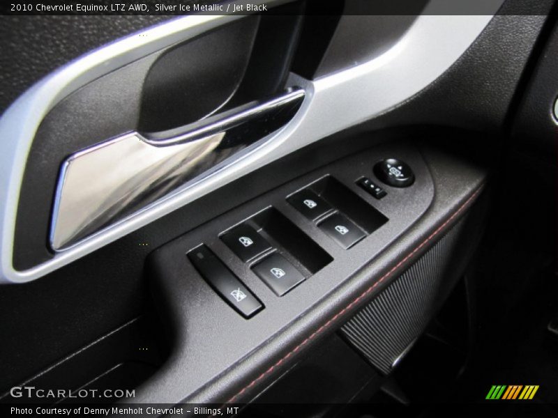 Silver Ice Metallic / Jet Black 2010 Chevrolet Equinox LTZ AWD