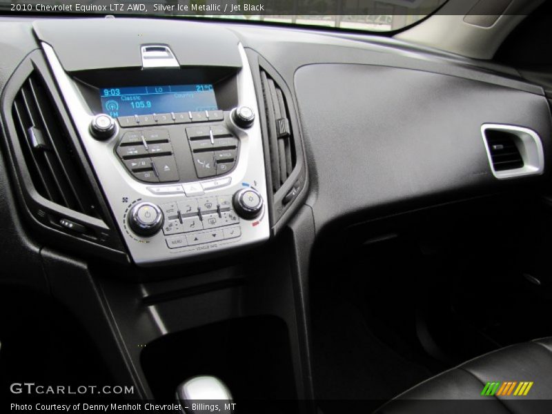 Silver Ice Metallic / Jet Black 2010 Chevrolet Equinox LTZ AWD