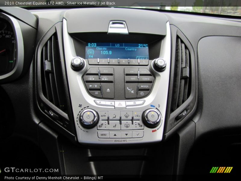 Controls of 2010 Equinox LTZ AWD