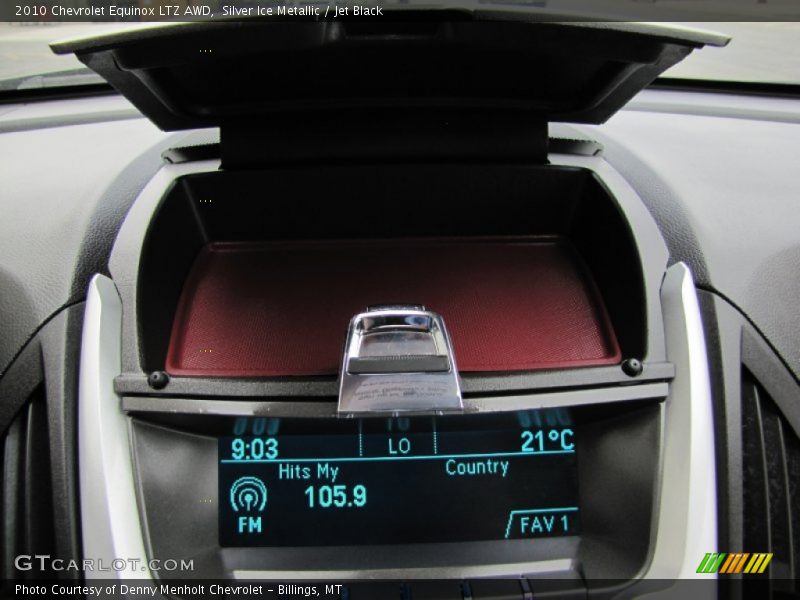 Silver Ice Metallic / Jet Black 2010 Chevrolet Equinox LTZ AWD