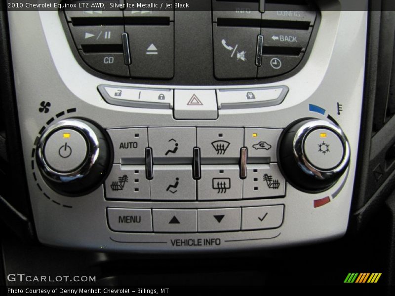 Controls of 2010 Equinox LTZ AWD