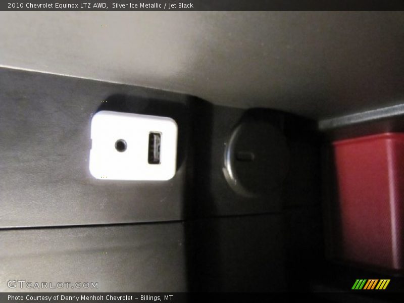Silver Ice Metallic / Jet Black 2010 Chevrolet Equinox LTZ AWD