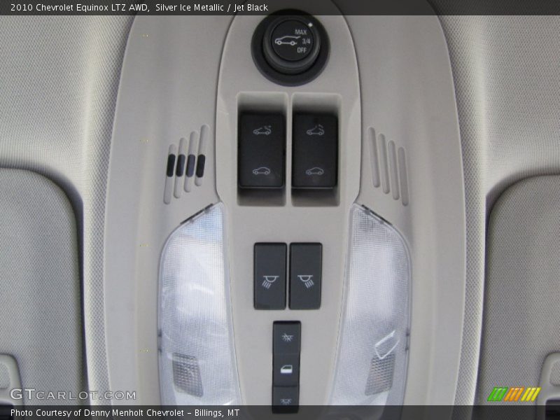 Silver Ice Metallic / Jet Black 2010 Chevrolet Equinox LTZ AWD