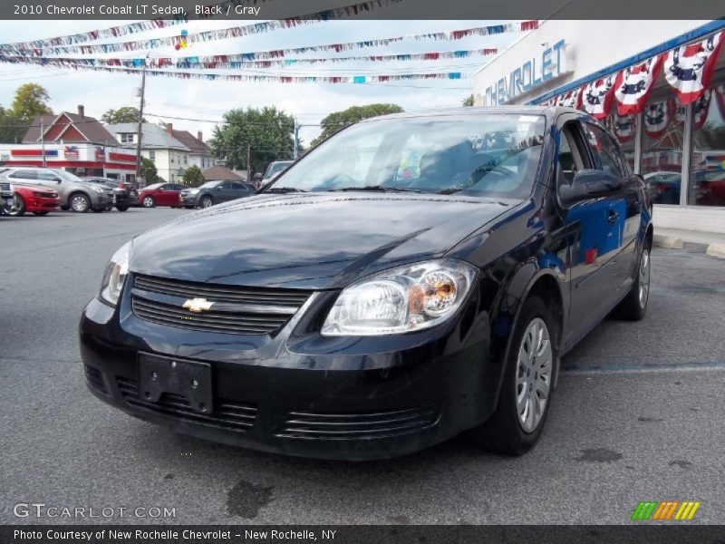 Black / Gray 2010 Chevrolet Cobalt LT Sedan