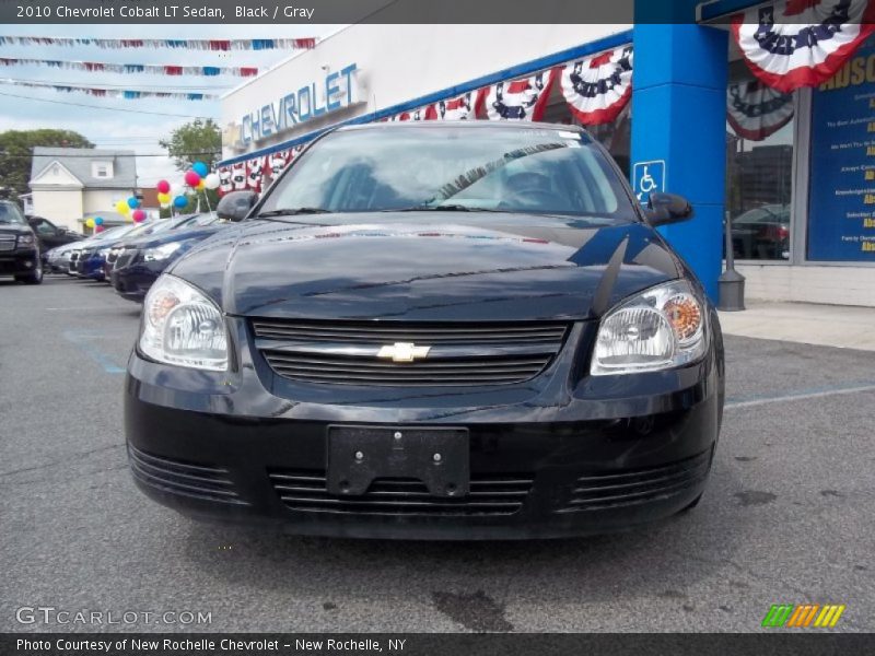 Black / Gray 2010 Chevrolet Cobalt LT Sedan