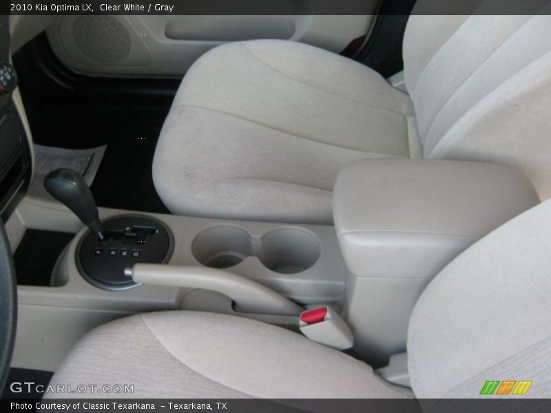 Clear White / Gray 2010 Kia Optima LX