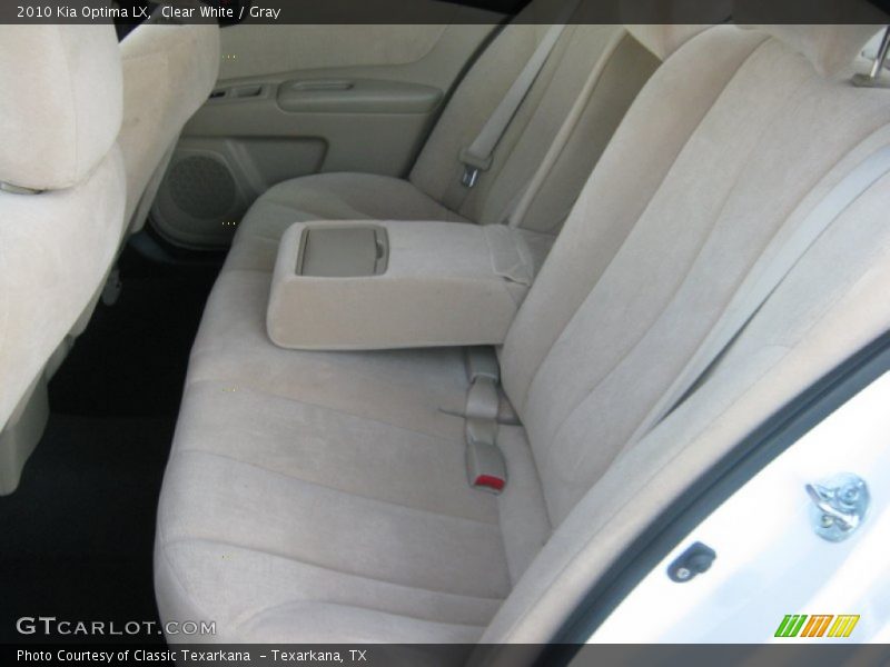 Clear White / Gray 2010 Kia Optima LX