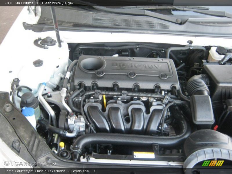 Clear White / Gray 2010 Kia Optima LX