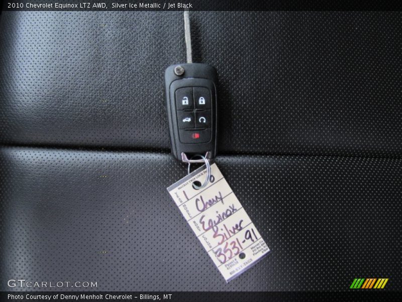 Keys of 2010 Equinox LTZ AWD