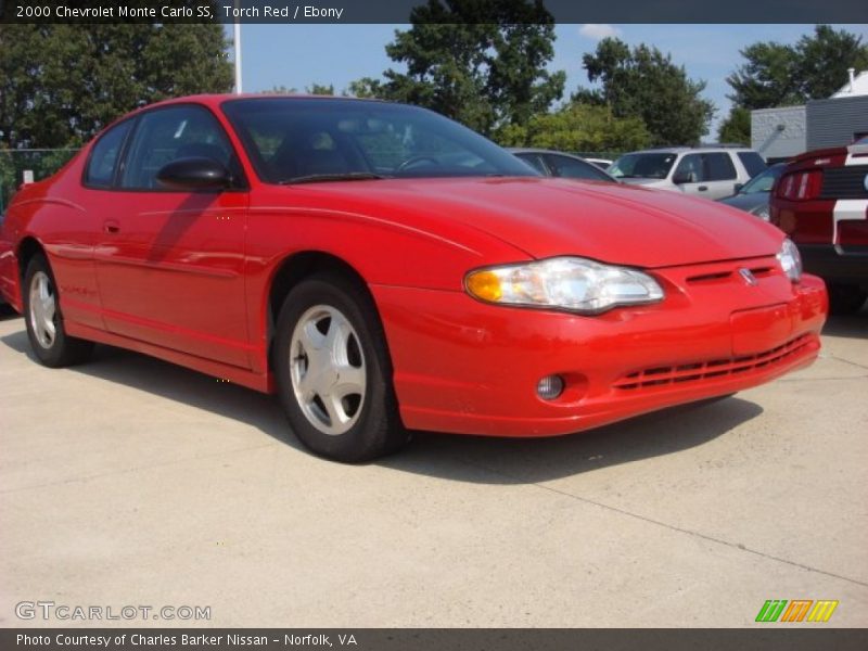 Torch Red / Ebony 2000 Chevrolet Monte Carlo SS