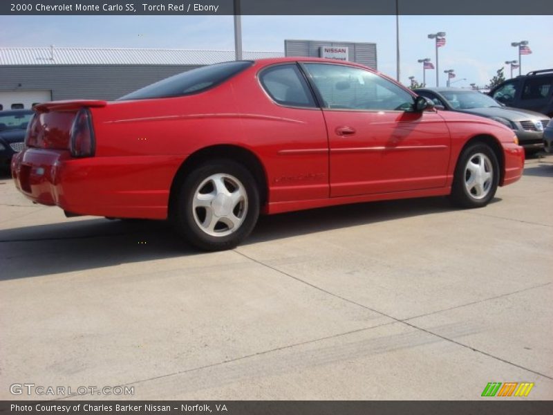 Torch Red / Ebony 2000 Chevrolet Monte Carlo SS
