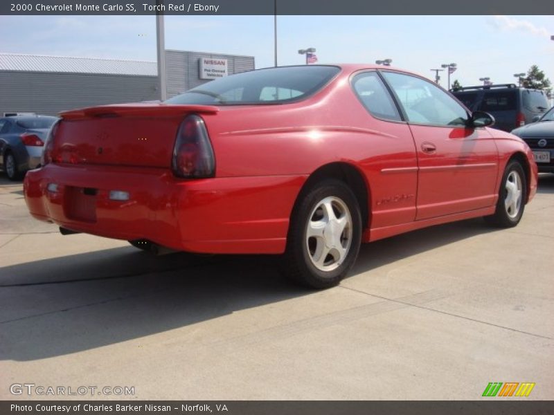 Torch Red / Ebony 2000 Chevrolet Monte Carlo SS