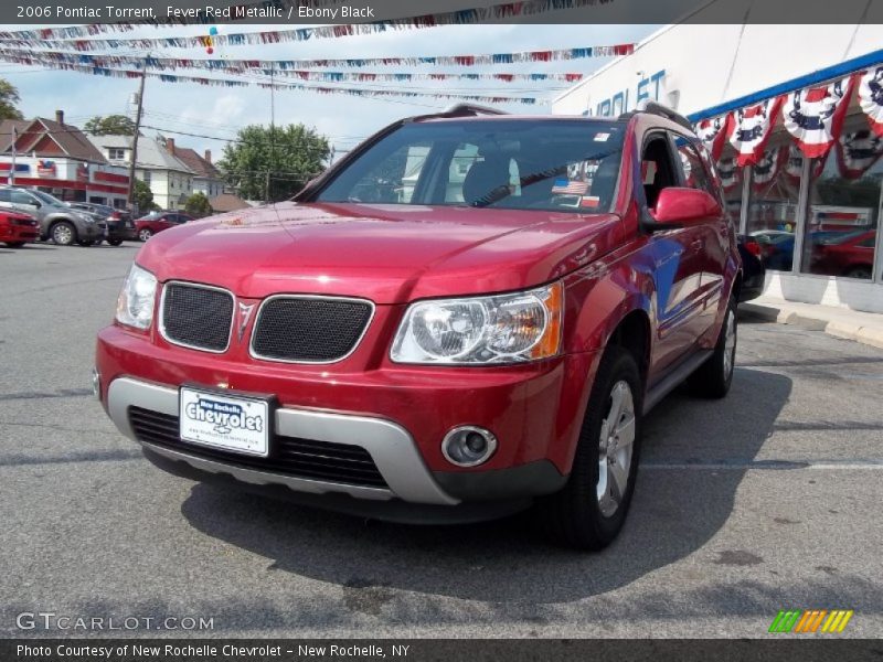 Fever Red Metallic / Ebony Black 2006 Pontiac Torrent