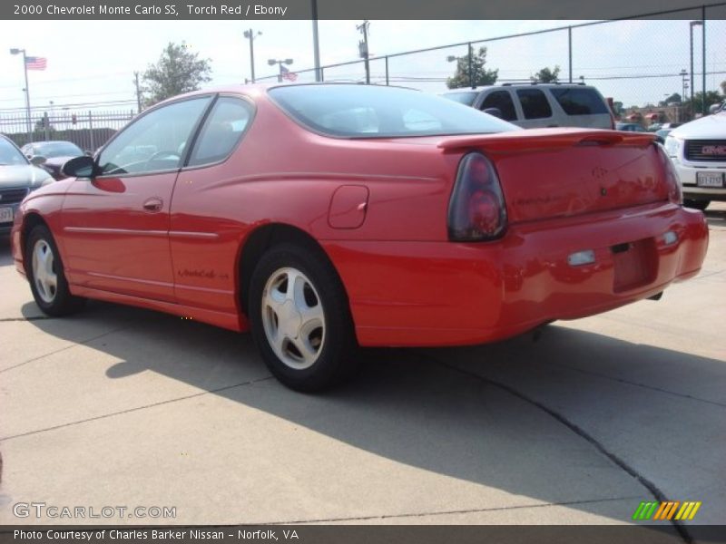 Torch Red / Ebony 2000 Chevrolet Monte Carlo SS