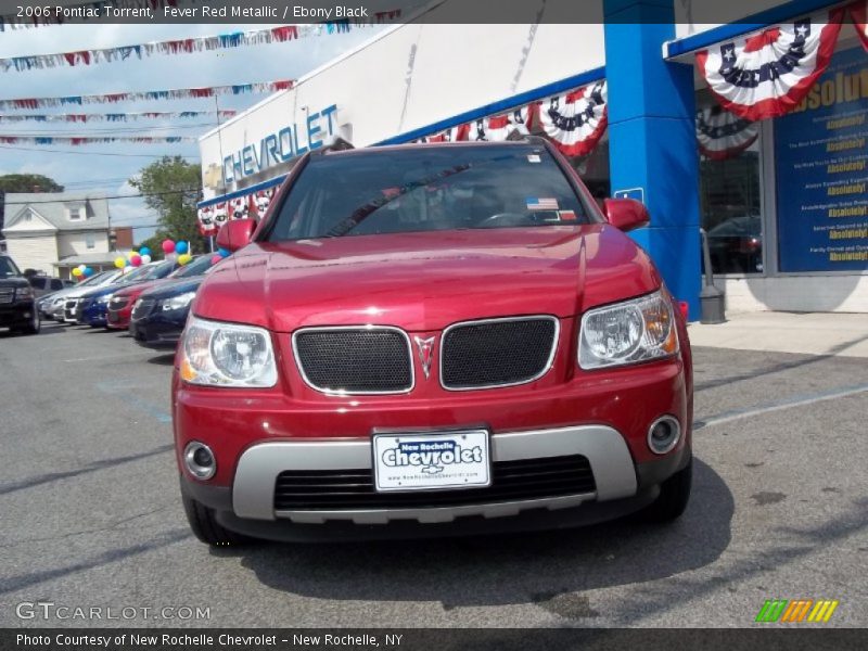 Fever Red Metallic / Ebony Black 2006 Pontiac Torrent