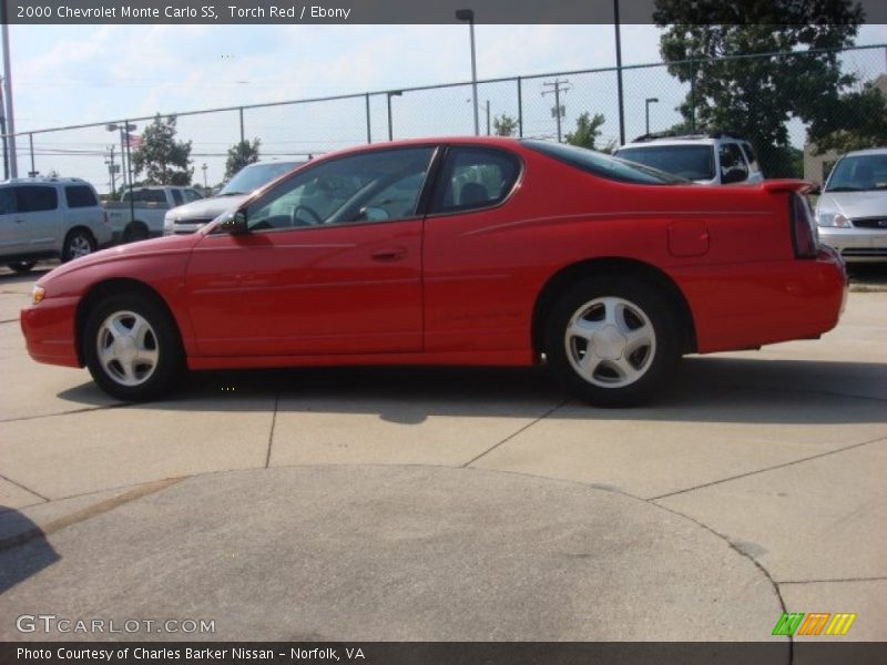 Torch Red / Ebony 2000 Chevrolet Monte Carlo SS