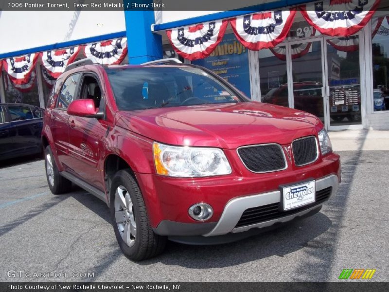 Fever Red Metallic / Ebony Black 2006 Pontiac Torrent