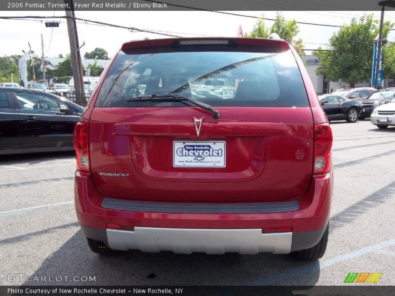 Fever Red Metallic / Ebony Black 2006 Pontiac Torrent