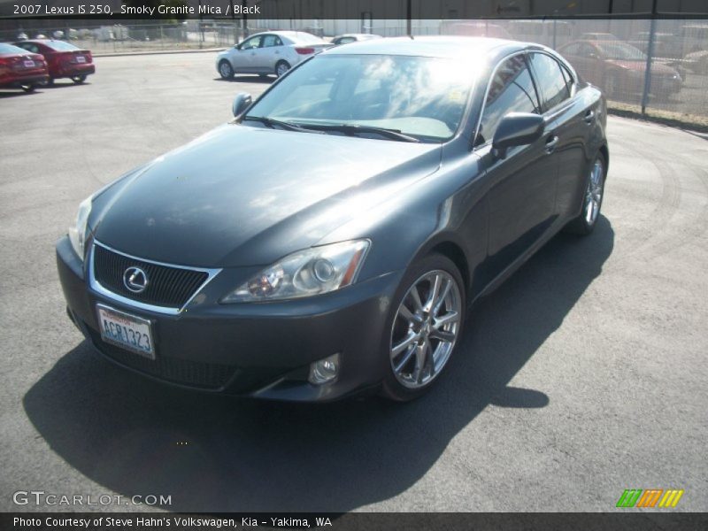 Smoky Granite Mica / Black 2007 Lexus IS 250